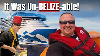 Day 4 on the Sun Princess: Umai Teppanyaki and Cave Tubing in Belize