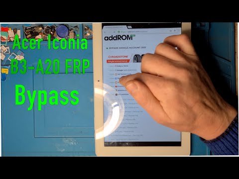Acer Iconia ONE 10 B3 A20 FRP Bypass