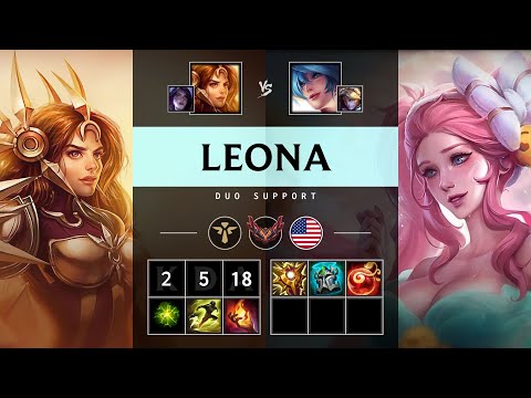 Leona Support vs Sona - NA Grandmaster Patch 25.21