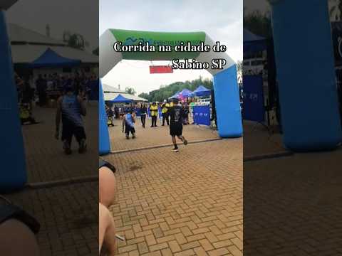Corrida na cidade se Sabino SP 18.km 4 lugar na categoria #corridaderua #prova #runner #music