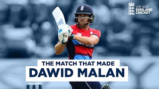 The Match That Made Dawid Malan | 78 off 44 In First Ever Game | England v South Africa T20 2017