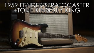 Video thumbnail for "Pick of the Day" - 1959 Fender Stratocaster and Tone King Sky King by Emerald City Guitars