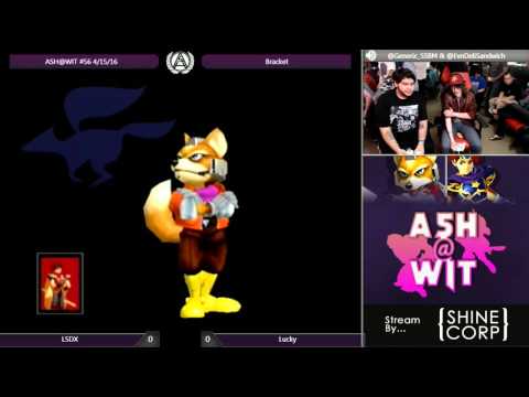 LSDx (Roy) vs Lucky (Fox) - ASH@WIT #56 Melee Bracket