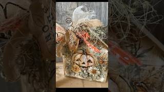 🎃🍂 2 - Wooden Jack-o-Lantern Projects Shining for God using Essential Stencil Bones to Blossoms