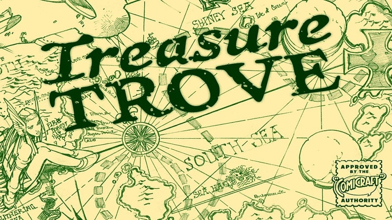 Treasure Trove   ancient map font Font Free Download