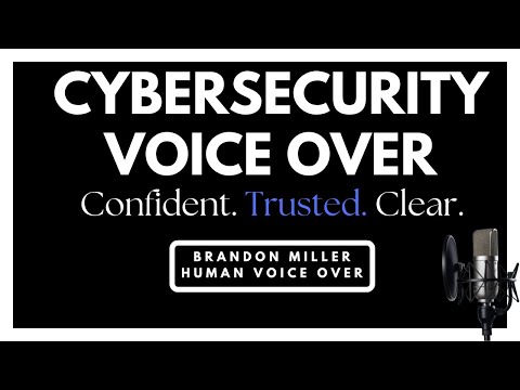 Cybersecurity Voice Over, Trusted Male Narration for Tech and B2B Videos