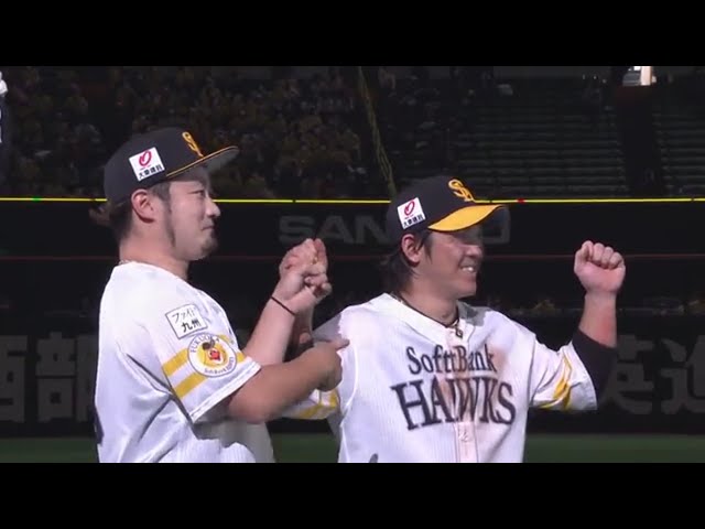 ホークス・森投手・甲斐選手ヒーローインタビュー 11/14 パーソル CS パ H-M