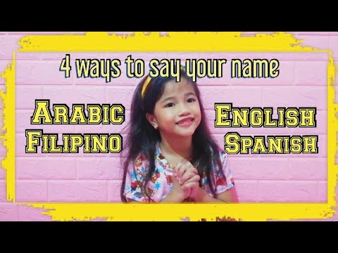WAYS TO SAY YOUR NAME IN DIFFERENT LANGUAGES | Venice and Nasreen Vlogs