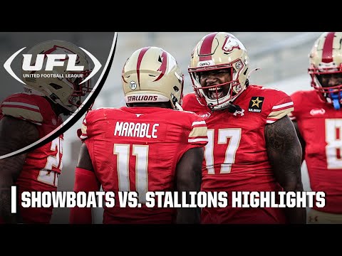 Memphis Showboats vs. Birmingham Stallions | UFL Highlights