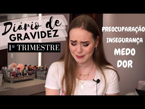 DIÁRIO DE GRAVIDEZ 1º TRIMESTRE - MUITA CÓLICA