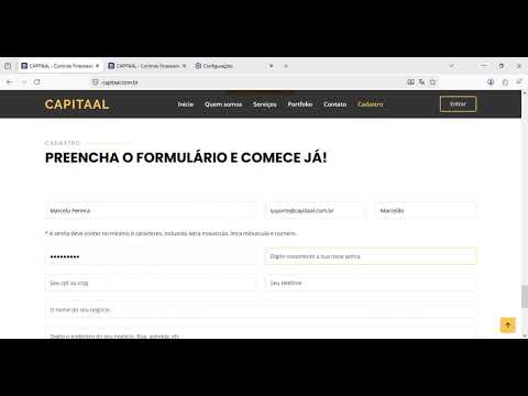 Miniatura do video Cadastro e habilitar conta