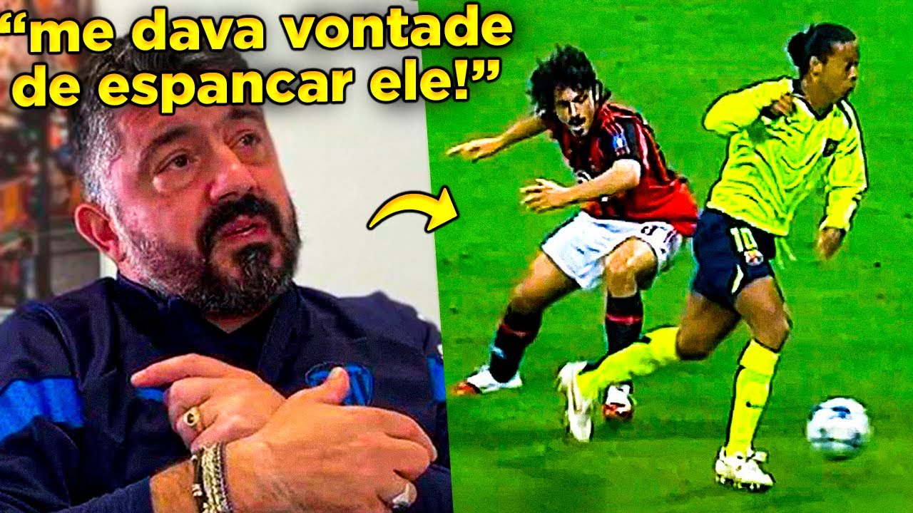 RONALDINHO ERA DEMAIS PRO GATTUSO!! CRAQUES REAGEM À MAGIA DE RONALDINHO!!