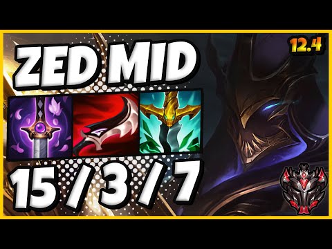 Zed MID vs Vex | KR Grandmaster Patch 12.4 | Season 12
