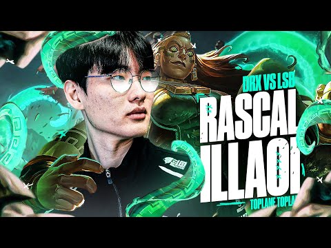 ILLAOI TOP FOR RASCAL IN THE LCK - LSB VS DRX - CAEDREL