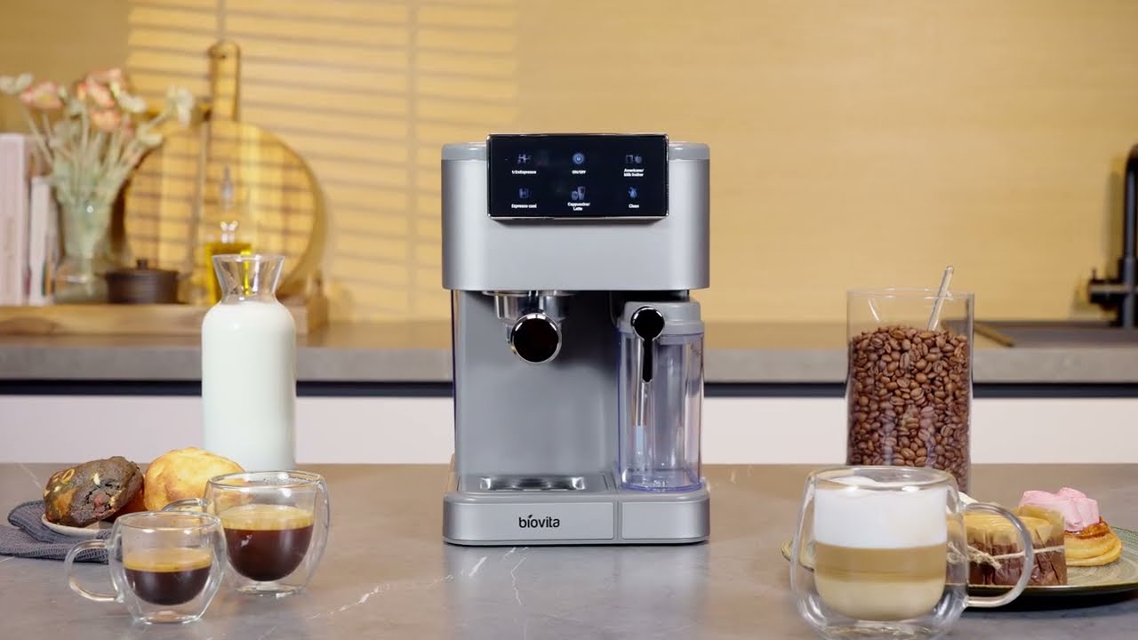 Espressor NEO-PLUS, 1350 W, 20 bari, 1.5 L, ecran tactil, spumare automată, programe prestabilite