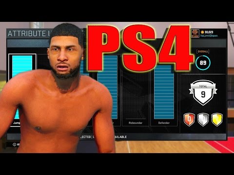 PS4 My Player Creation | 6'5 PG OUTSIDE | Attributes, Signature Styles
