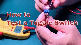 How To Test a Tiny Mini Toggle switch |Harfington_official