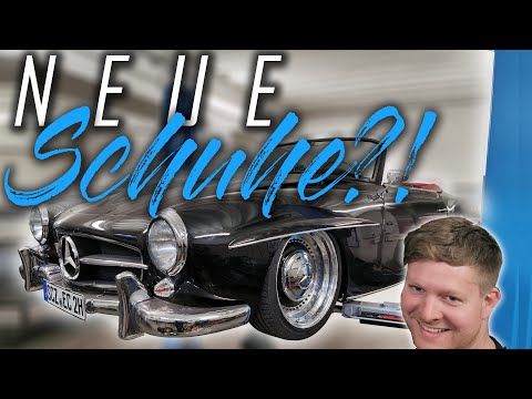 Edelweiss Mercedes - Unser 190SL bekommt neue Felgen!