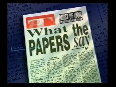 BBC2 Continuity | What The Paper Say | 28th November 1998