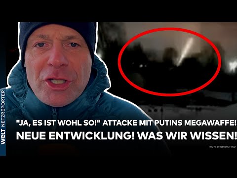 UKRAINE-KRIEG: "Ja, es ist wohl so!" Attacke mit Putins Megawaffe! Neue Entwicklung! Was wir wissen!