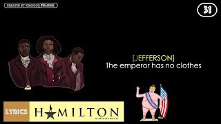 #31 Hamilton - Washington on Your Side (VIDEO LYRICS)