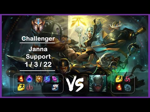 KR Challenger Replays Support Janna vs Pyke Ep.4361