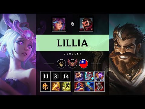 Lillia Jungle vs Graves - TW Grandmaster Patch 25.07