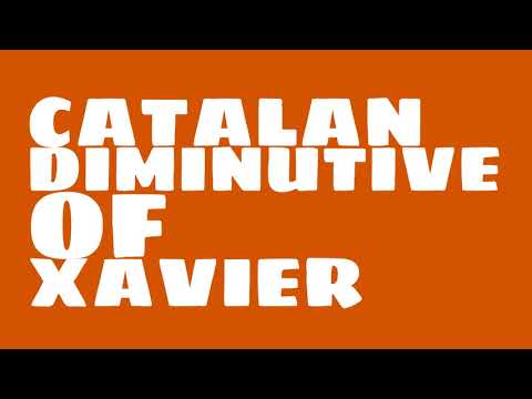 What is the origin of the name Xavi?