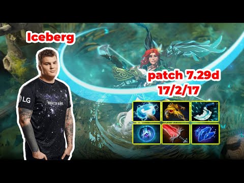 Iceberg Windranger Mid - DOTA 2 7.29d - MMR rank - Dota2 Gameplay [Learn To PRO dota2]