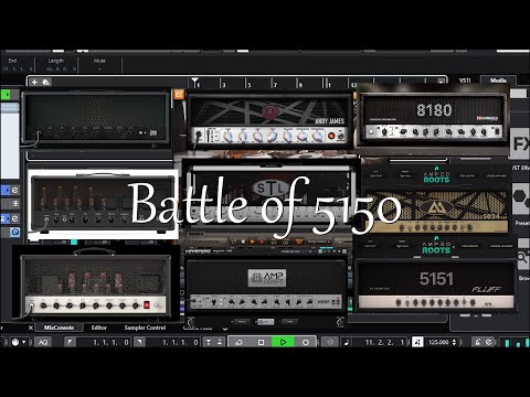 5150 Amp Sims Comparison from Neural DSP, STL, ML Sound Lab, Nembrini, Audio Assault and more