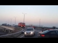 ACCIDENT PE AUTOSTRADA A2 CHAIN CRASH ON A2 HIGHWAY IN ROMANIA