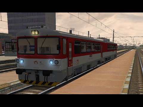 Microsoft Train Simulator - trať ŽSR 190-193 | Ukázka 813/913 (Košice - Haniska)