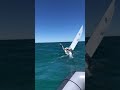 Big wave 420 sailing
