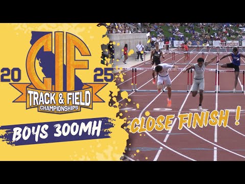 2025 TF - CIF State Meet - Boys 300M Hurdles Championship