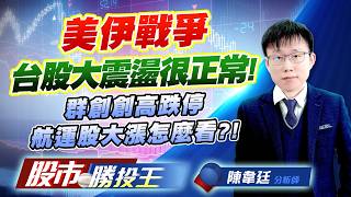 美伊戰爭台股大震盪很正常 ! 群創創高跌停航運股大漲怎麼看 ?! #台積電 #群創 #采鈺 #長榮 #陽明 (圖)