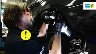 Монтаж пневмопідвіски на заднью вісь BMW 7-серії