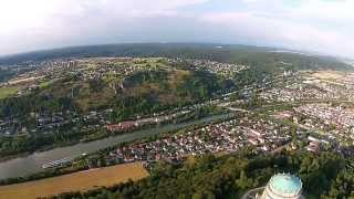 preview picture of video 'Zweiter Flug, 11.07.2014 - Befreiungshalle Kelheim'