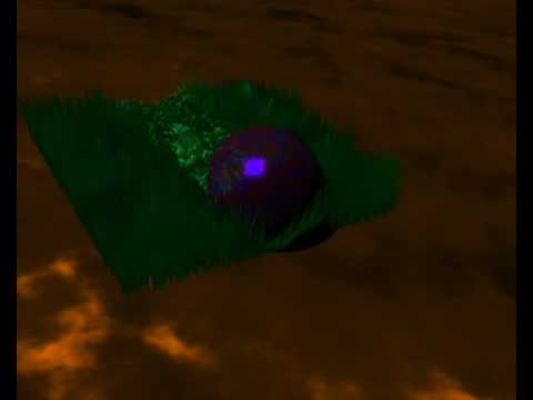 Blender 3d grass test.