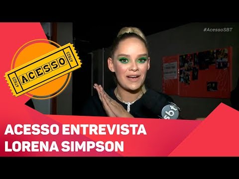 Acesso entrevista Lorena Simpson - TVSOROCABA/SBT