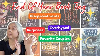 End Of The Year Booktag 2025✨Bookmas Day 9✨ #bookrecommendations #fantasy #bookish