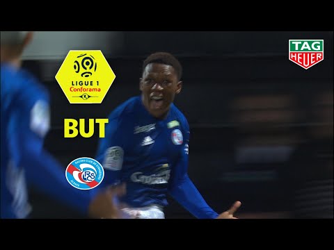 But Lebo MOTHIBA (2') / Angers SCO - RC Strasbourg Alsace (2-2)  (SCO-RCSA)/ 2018-19
