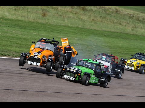 2018 Thruxton Caterham Roadsport Race 2, round 12 - 1st Place (360 4K video)