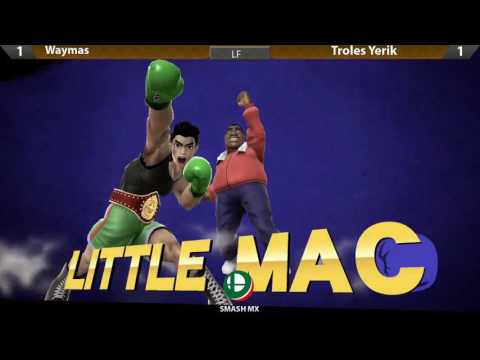 Fito's Showdown 1 -  Smash 4 - LF - CS Waymas(Samus) vs Yerik(Diddy, Little Mac)