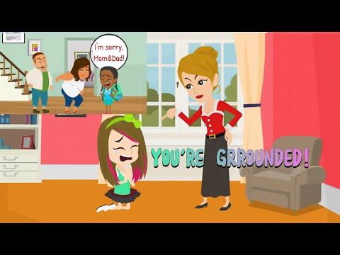 Jane, Angela get Grounded,  her friends get grounded too! Basic English