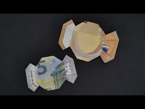 Geldscheine falten für Geldgeschenke 🍬 Bonbon 🍬 einfach Geld falten zum Geburtstag & Hochzeit
