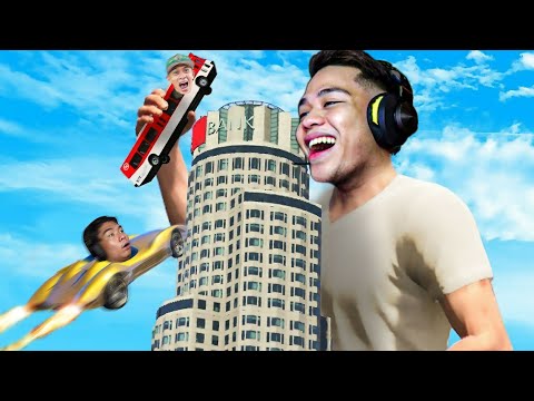 BG Inakyat ang Pinaka Mataas na BUILDING Gamit ang KOTSE - GRABE!