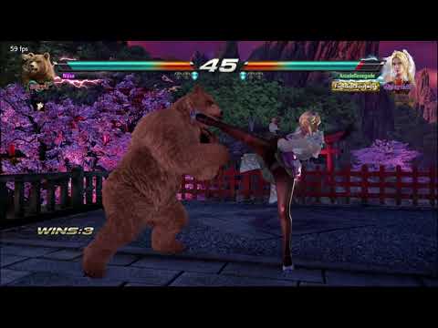 the bear crash the party tekken 7 kuma vs nina