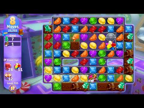 Wonka's World of Candy Level 555 NO BOOSTERS - A S GAMING ✔