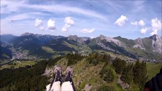 preview picture of video 'Vol Parapente au Grand Bornand - 25 Juillet 2014'