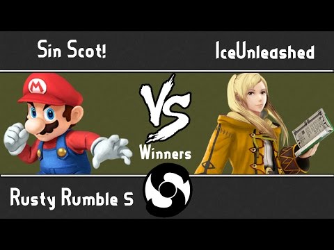 Rusty Rumble #5 (Winners Bracket) Sin Scot! (Mario) VS IceUnleashed (Robin)